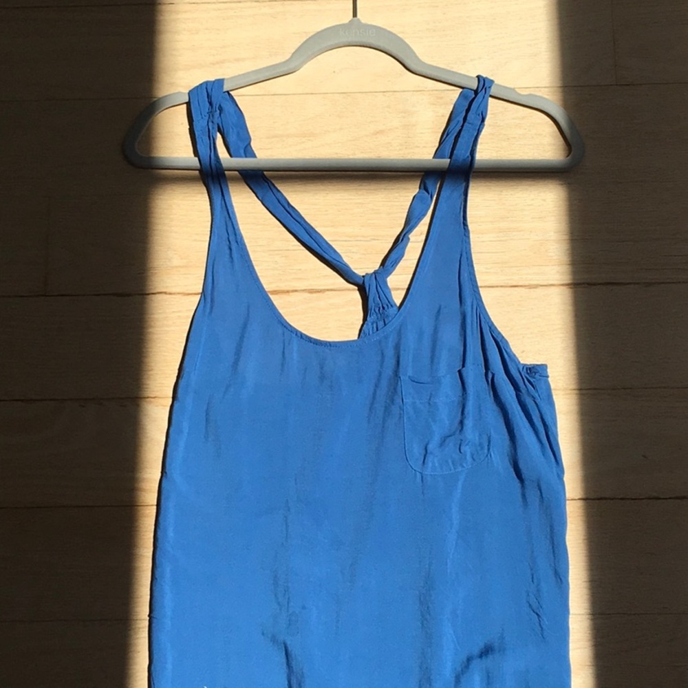 Topshop tank with back detail